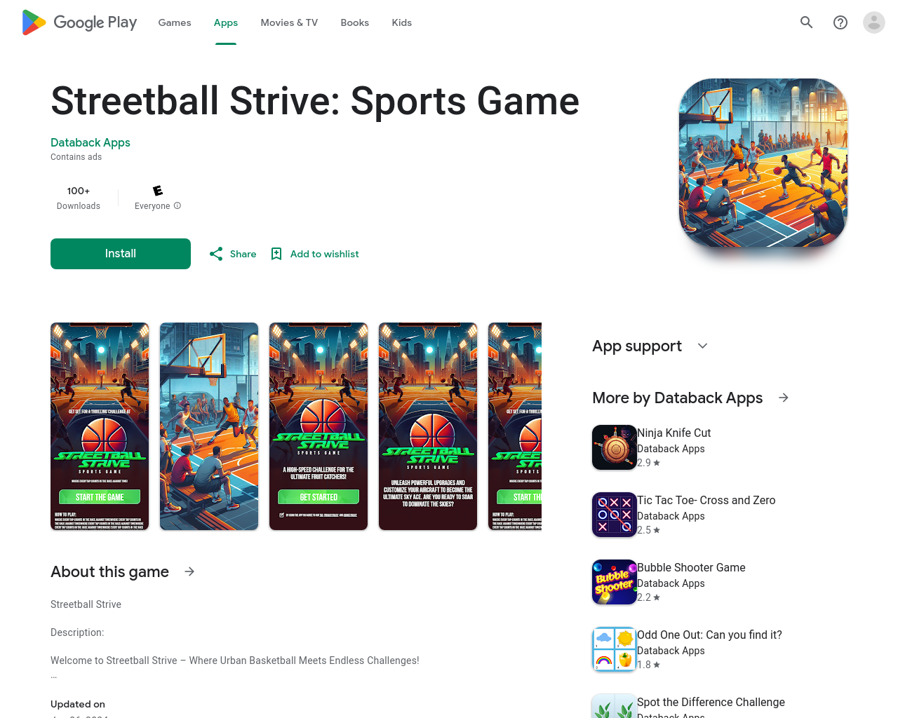 Streetball Strive: Sports Games