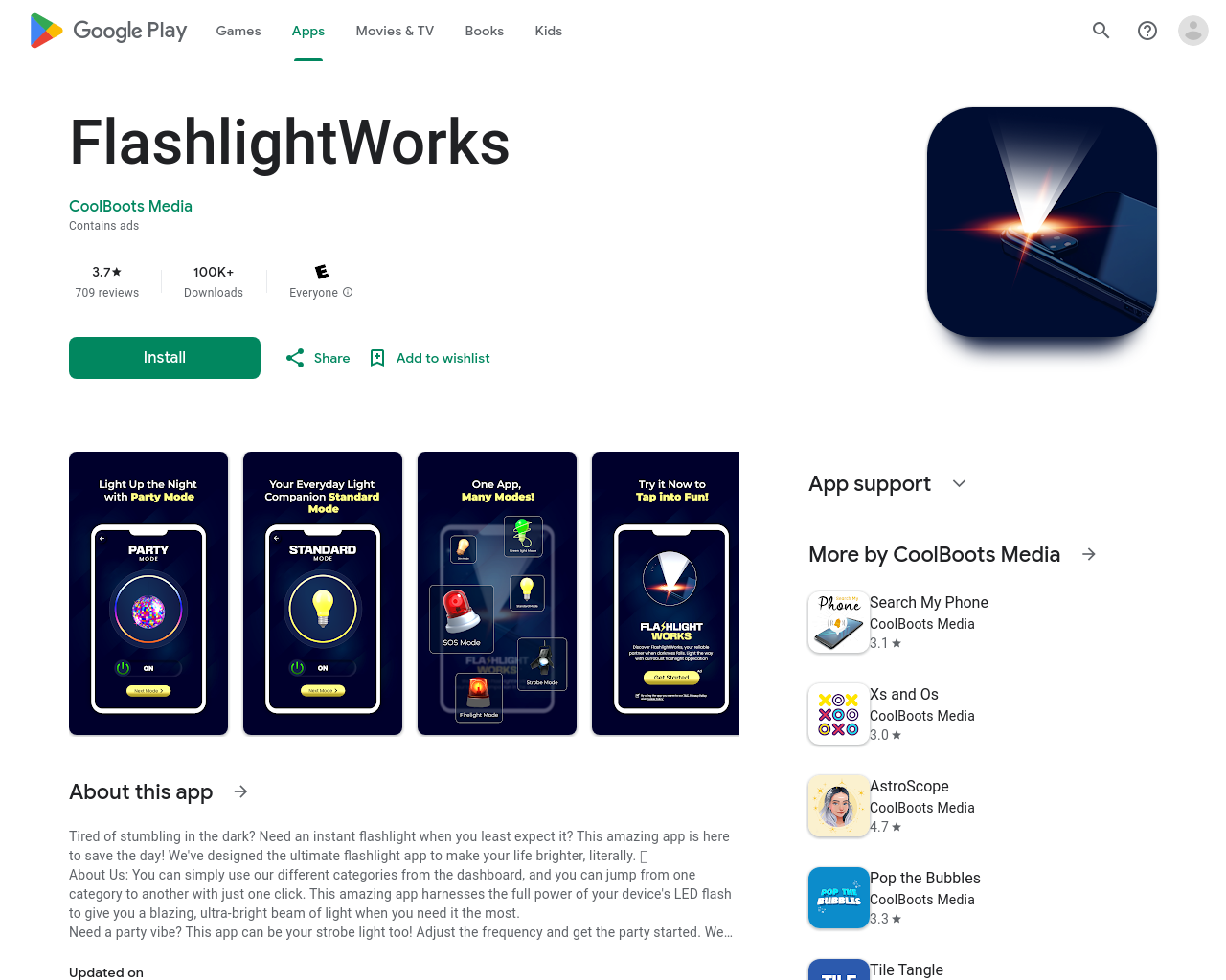 Flashlight Works